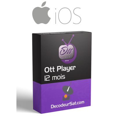 ABONNEMENT Ott Player iPTV iOS