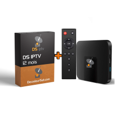 Pack silver box Android Tv + DS IPTV
