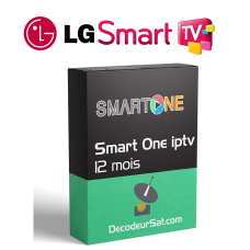 ABONNEMENT SMART ONE iPTV LG TV
